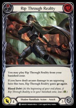 Rip Through Reality (Red) [MON180] (Monarch - First) Rainbow Foil