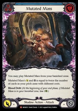 Mutated Mass [MON191] (Monarch - First) Rainbow Foil