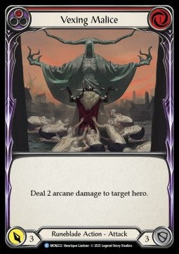 Vexing Malice (Red) [MON232] (Monarch - First) Regular