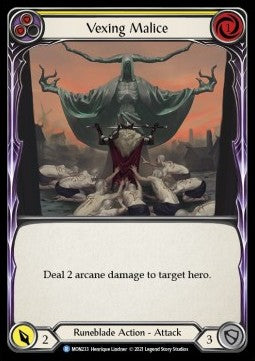 Vexing Malice (Yellow) [MON233] (Monarch - First) Regular