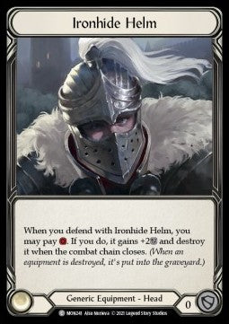 Ironhide Helm [MON241] (Monarch - First) Cold Foil