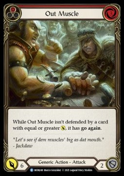 Out Muscle (Red) [MON248] (Monarch - First) Rainbow Foil