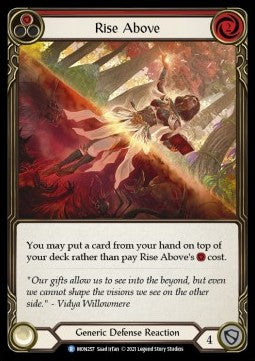 Rise Above (Red) [MON257] (Monarch - First) Regular