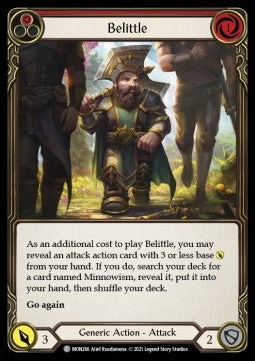 Belittle (Red) [MON266] (Monarch - First) Rainbow Foil
