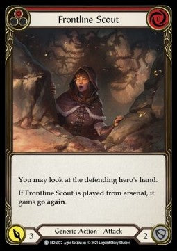 Frontline Scout (Red) [MON272] (Monarch - First) Rainbow Foil
