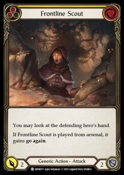 Frontline Scout (Yellow) [MON273] (Monarch - First) Rainbow Foil