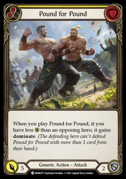 Pound for Pound (Yellow) [MON279] (Monarch - First) Regular