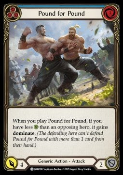 Pound for Pound (Blue) [MON280] (Monarch - First) Regular