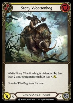 Stony Wootonhog (Yellow) [MON285] (Monarch - First) Regular