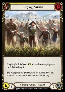Surging Militia (Yellow) [MON288] (Monarch - First) Regular