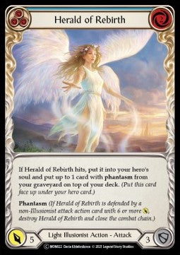 Herald of Rebirth (Blue) [MON022] (Monarch - Unlimited) Regular