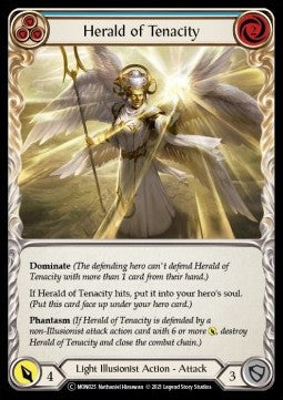 Herald of Tenacity (Blue) [MON025] (Monarch - Unlimited) Regular