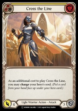 Cross the Line (Yellow) [MON046] (Monarch - Unlimited) Regular