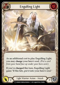 Engulfing Light (Yellow) [MON049] (Monarch - Unlimited) Rainbow Foil