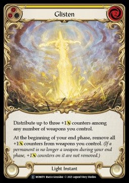 Glisten (Yellow) [MON070] (Monarch - Unlimited) Regular