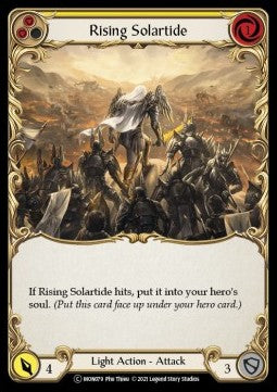 Rising Solartide (Yellow) [MON079] (Monarch - Unlimited) Rainbow Foil