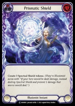Prismatic Shield (Red) [MON092] (Monarch - Unlimited) Rainbow Foil