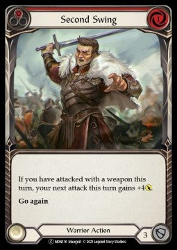 Second Swing (Red) [MON116] (Monarch - Unlimited) Rainbow Foil