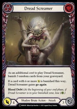 Dread Screamer (Blue) [MON143] (Monarch - Unlimited) Regular