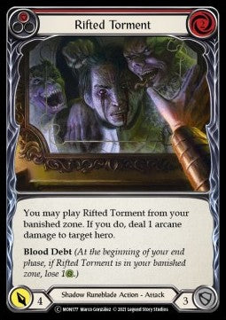 Rifted Torment (Red) [MON177] (Monarch - Unlimited) Rainbow Foil