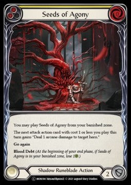 Seeds of Agony (Yellow) [MON184] (Monarch - Unlimited) Regular