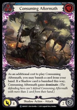 Consuming Aftermath (Blue) [MON197] (Monarch - Unlimited) Regular