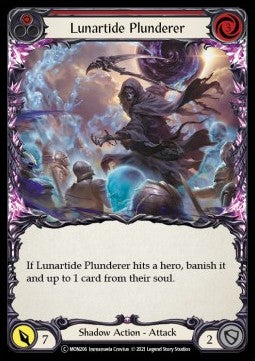 Lunartide Plunderer (Red) [MON206] (Monarch - Unlimited) Rainbow Foil