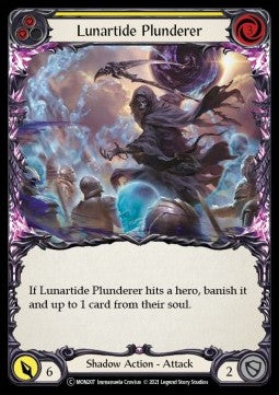 Lunartide Plunderer (Yellow) [MON207] (Monarch - Unlimited) Rainbow Foil