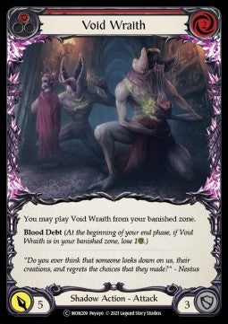 Void Wraith (Red) [MON209] (Monarch - Unlimited) Rainbow Foil