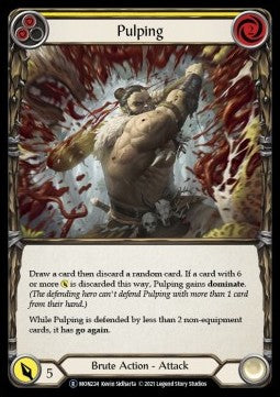 Pulping (Yellow) [MON224] (Monarch - Unlimited) Rainbow Foil