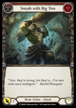 Smash with Big Tree (Red) [MON226] (Monarch - Unlimited) Rainbow Foil