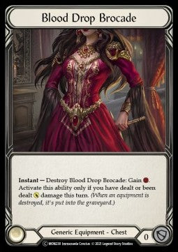 Blood Drop Brocade [MON238] (Monarch - Unlimited) Rainbow Foil