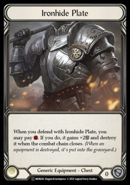 Ironhide Plate [MON242] (Monarch - Unlimited) Rainbow Foil