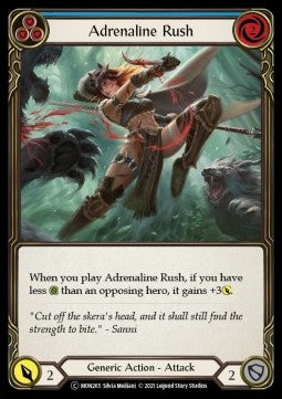 Adrenaline Rush (Blue) [MON265] (Monarch - Unlimited) Regular