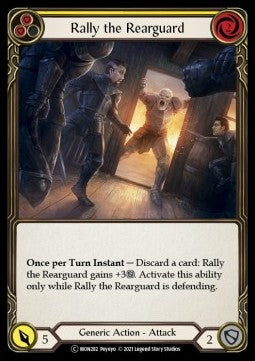 Rally the Rearguard (Yellow) [MON282] (Monarch - Unlimited) Rainbow Foil