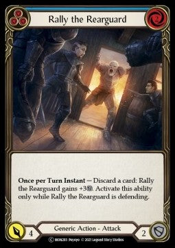 Rally the Rearguard (Blue) [MON283] (Monarch - Unlimited) Regular