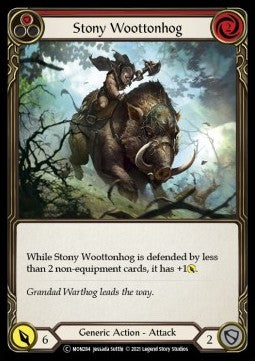 Stony Woottonhog (Red) [MON284] (Monarch - Unlimited) Regular