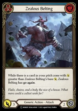Zealous Belting (Blue) [MON295] (Monarch - Unlimited) Regular