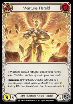 Wartune Herald (Blue) [PSM020] (Monarch - Prism Blitz Deck) Regular