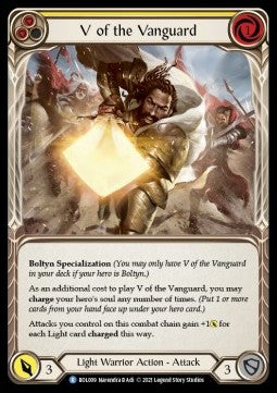 V of the Vanguard [BOL009] (Monarch - Boltyn Blitz Deck) Regular