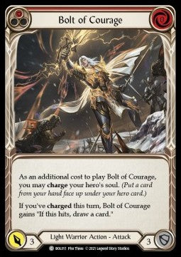 Bolt of Courage (Red) [BOL011] (Monarch - Boltyn Blitz Deck) Regular