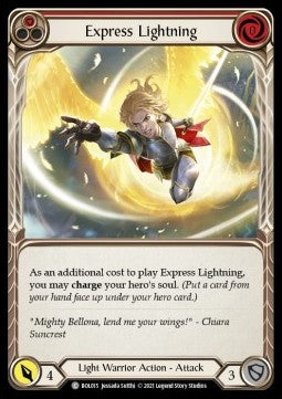 Express Lightning (Red) [BOL015] (Monarch - Boltyn Blitz Deck) Regular