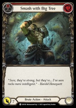 Smash with Big Tree (Red) [LEV026] (Monarch - Levia Blitz Deck) Regular