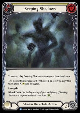 Seeping Shadows (Yellow) [CHN017] (Monarch - Chane Blitz Deck) Regular