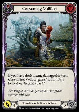 Consuming Volition (Red) [CHN025] (Monarch - Chane Blitz Deck) Regular