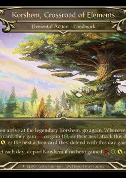 Korshem, Crossroad of Elements [ELE000] (Tales of Aria - First) Cold Foil