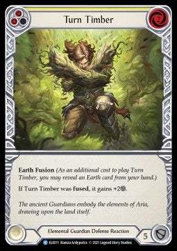 Turn Timber (Yellow) [ELE011] (Tales of Aria - First) Rainbow Foil
