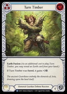 Turn Timber (Blue) [ELE012] (Tales of Aria - First) Rainbow Foil