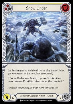 Snow Under (Yellow) [ELE023] (Tales of Aria - First) Rainbow Foil