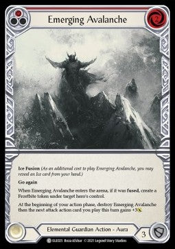 Emerging Avalanche (Red) [ELE025] (Tales of Aria - First) Regular
